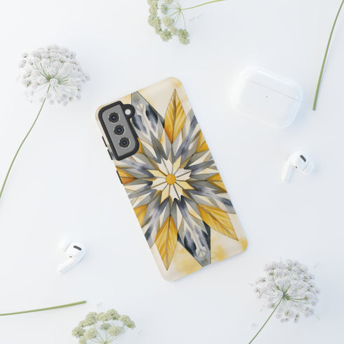 Sunshine Bloom Mosaic - Impact Resistant Phone Case